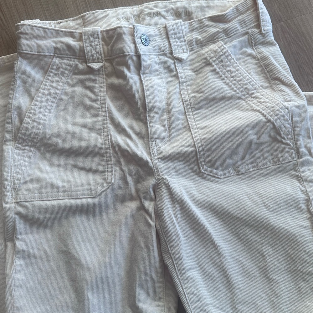 American Eagle Festival Flares Cream Corduroy - Picture 5 of 6